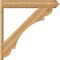 Ekena Millwork Olympic Arts & Crafts Rough Sawn Outlooker, Western Red Cedar, 8"W x 48"D x 48"H OUT08X48X48OLY03RWR - alternate 2